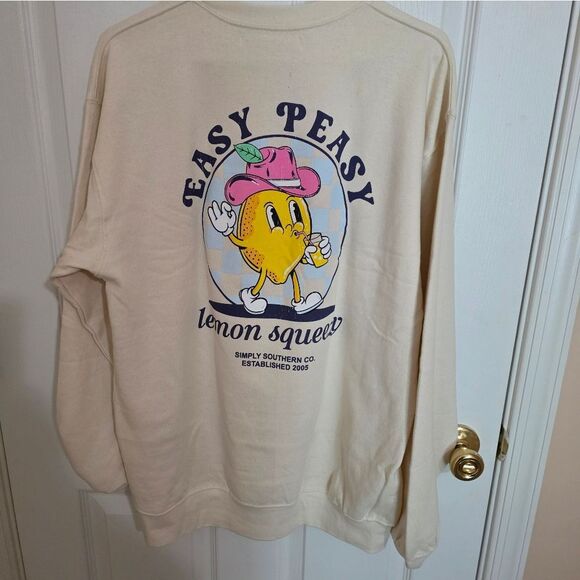 Simply Southern Crewneck Sweatshirt NWT Size XS-S - Picture 2 of 4